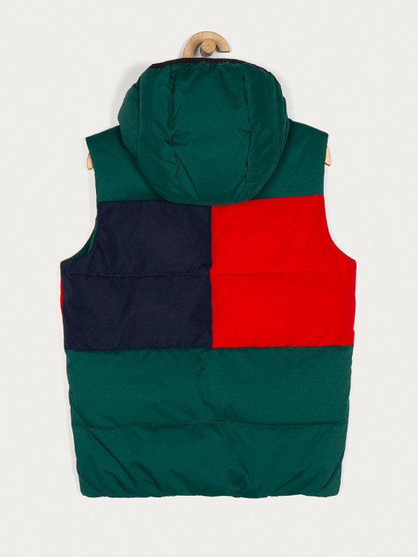 Flag Hooded Vest Rural Green / 10