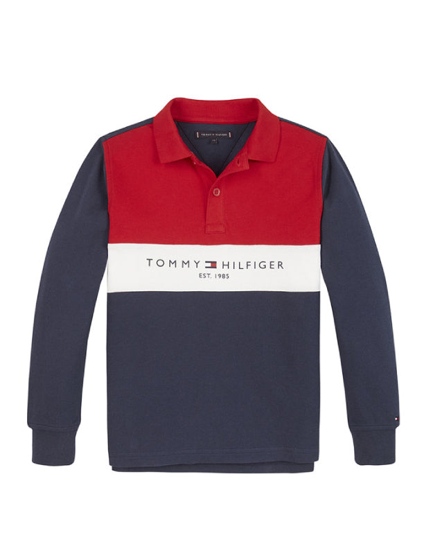 Bold Colorblock Polo L/S Twilight Navy / 10