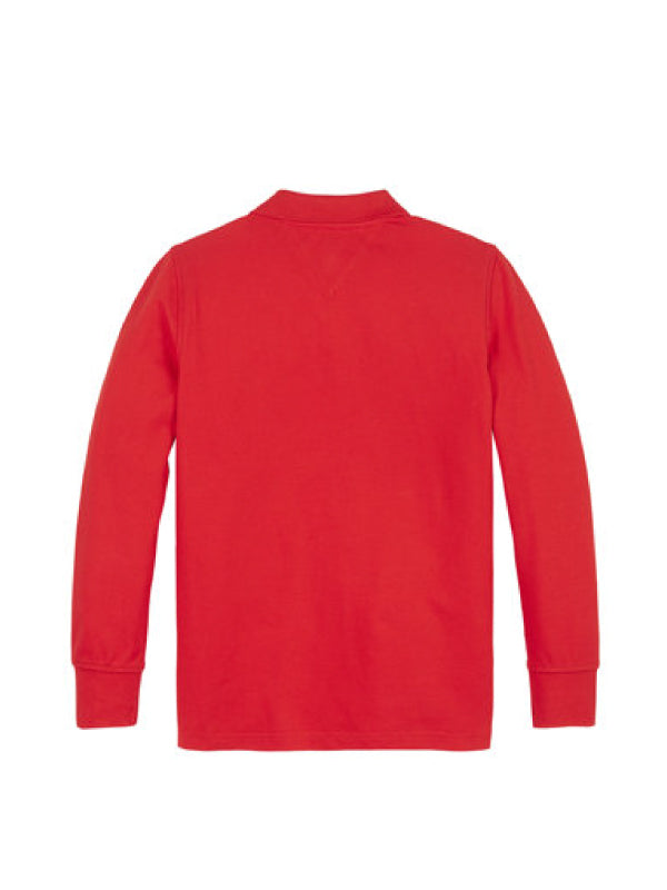 Essential  Established Polo L/S Deep Crimson / 10