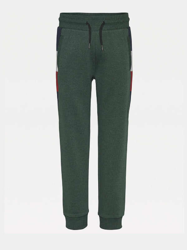 Global Detail Melange Sweatpants Rural Green / 10