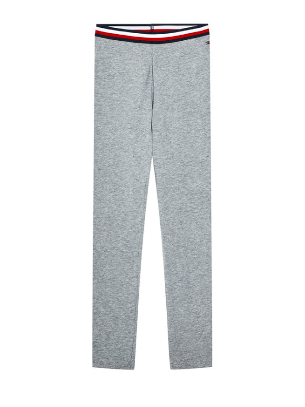 Essential Tommy Leggings Mid Grey Htr / 10