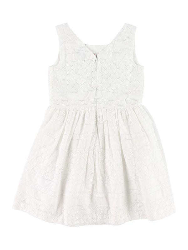 Broderie Anglaise Dress Slvls White / 10