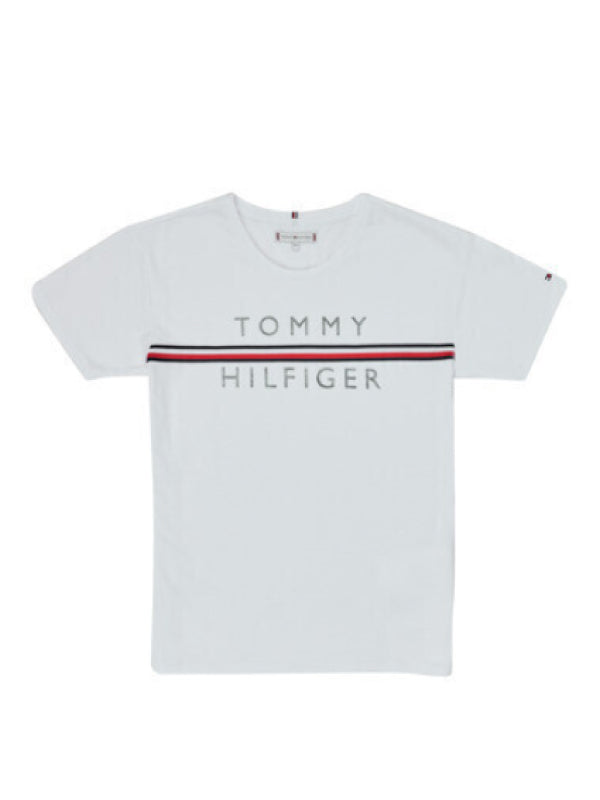 Flag Tape Tee S/S White / 10