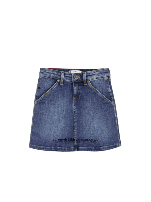 Basic Denim Skirt - Mcost Midcobaltbluestrdlx / 10