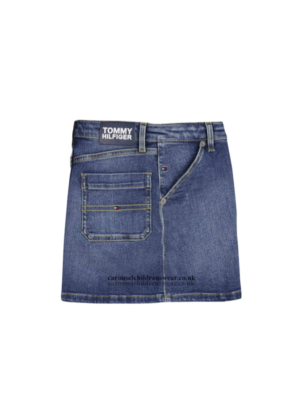 Basic Denim Skirt - Mcost Midcobaltbluestrdlx / 10