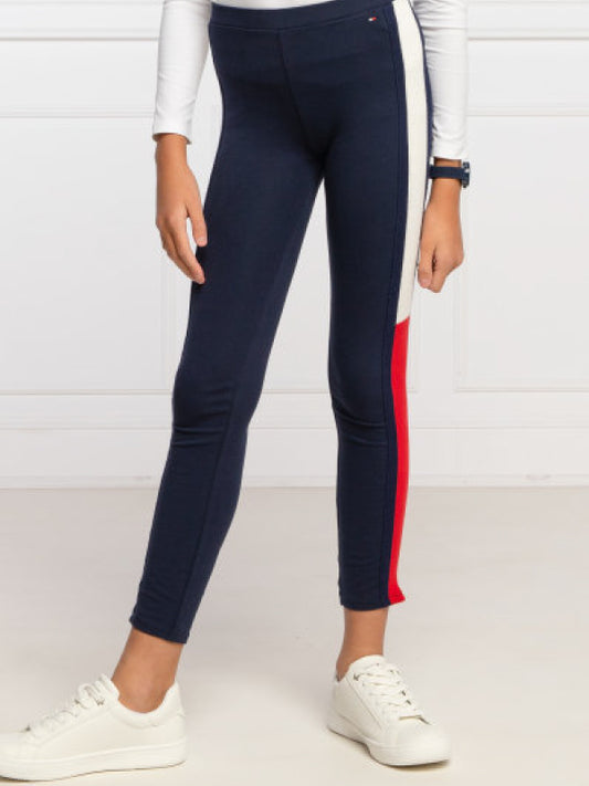 Rib Insert Leggings Twilight Navy / 10