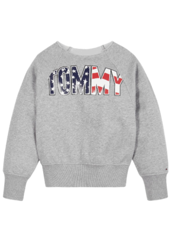 Americana Logo Sweatshirt Mid Grey Htr / 10