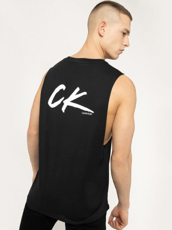 Relaxed Retro Crew Tank PVH Black / L