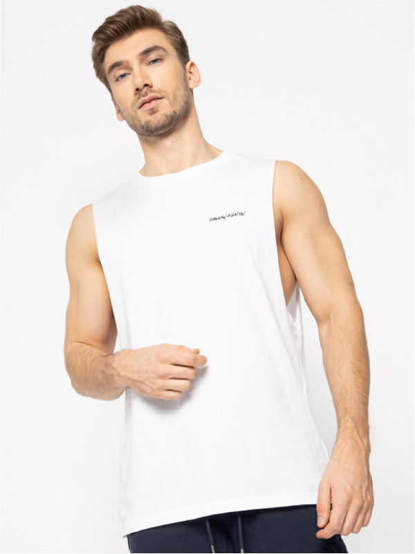 Relaxed Retro Crew Tank PVH Classic White / L