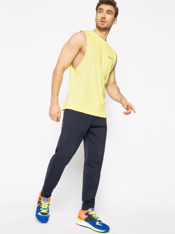 Relaxed Retro Crew Tank Safety Yellow / L