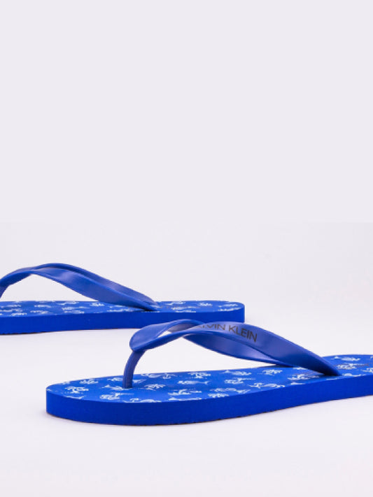 Ff Sandals-Print PALM TREE REPEAT SNORKEL BLUE / 43/44