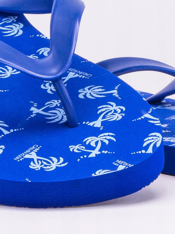 Ff Sandals-Print PALM TREE REPEAT SNORKEL BLUE / 43/44