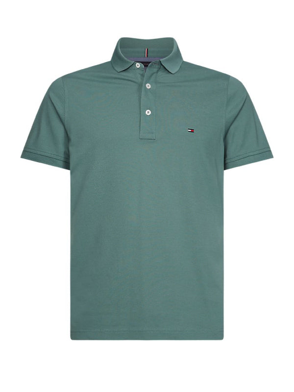 Tommy Slim Polo JUNIPER GREEN / L