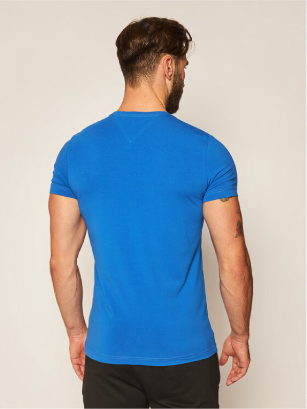 Stretch Slim Fit Tee TH ELECTRIC BLUE / L