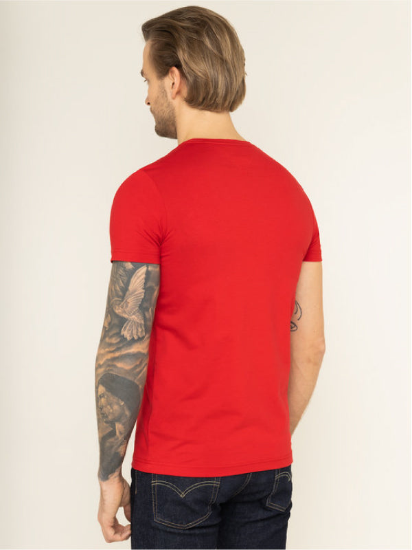 Stretch Slim Fit Tee Primary Red / L