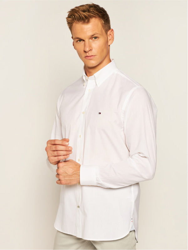 Natural Soft End On End Shirt White / L