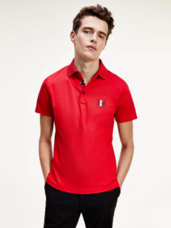 Modern Essentials  Slim Polo PRIMARY RED / L