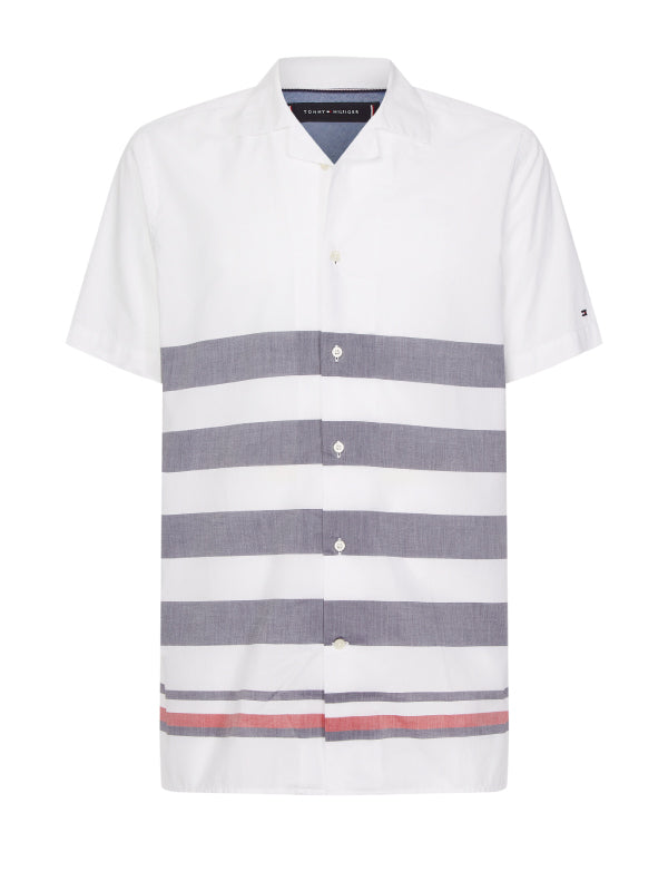 Breton Shirt S/S White / Blue Ink / L