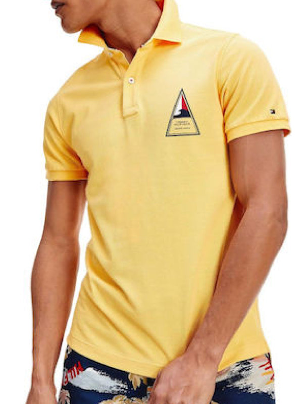 Th Cool Rubber Print Slim Polo SUNNY / L