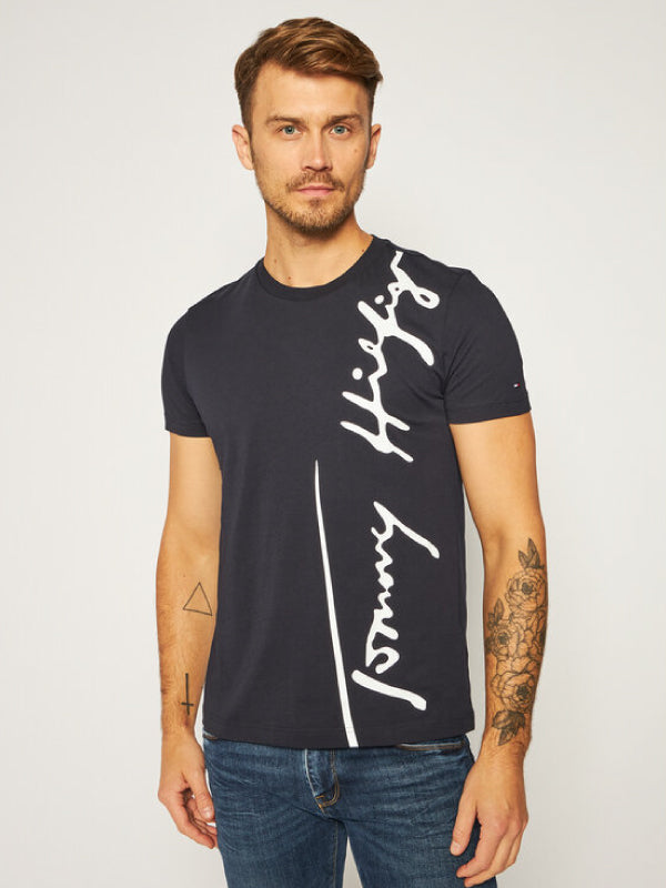 Th Cool Large Signature Tee DESERT SKY / L