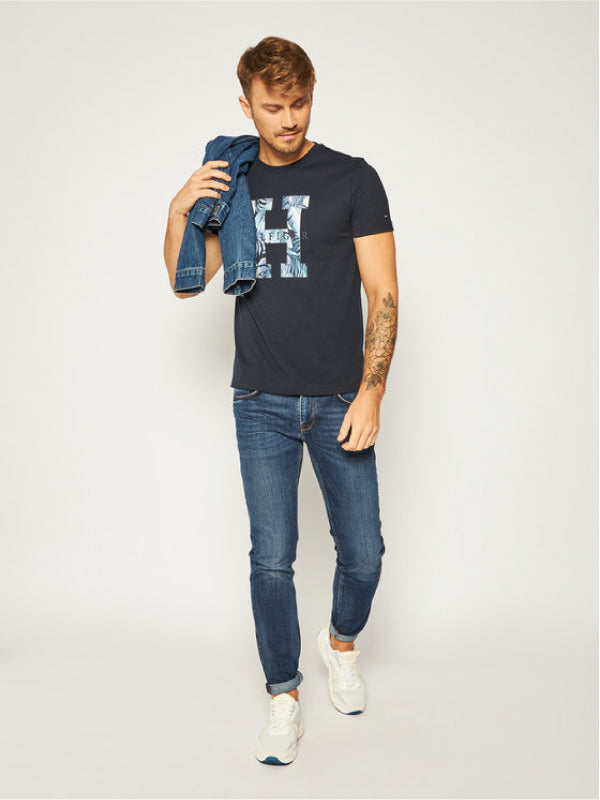 Floral H Tee DESERT SKY / L