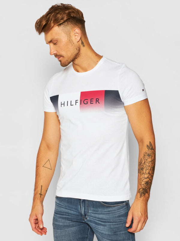 Th Cool Hilfiger Fade Tee WHITE / L