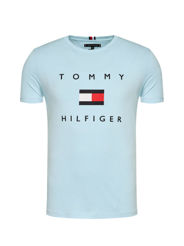 Tommy Flag Hilfiger Tee SAIL BLUE / L