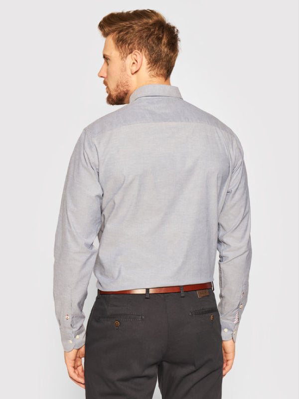 Flex Refined Oxford Shirt Carbon Navy / L