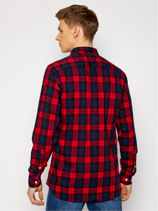 Flex Black Watch Check Shirt Primary Red / Pitch Blue / Black / L