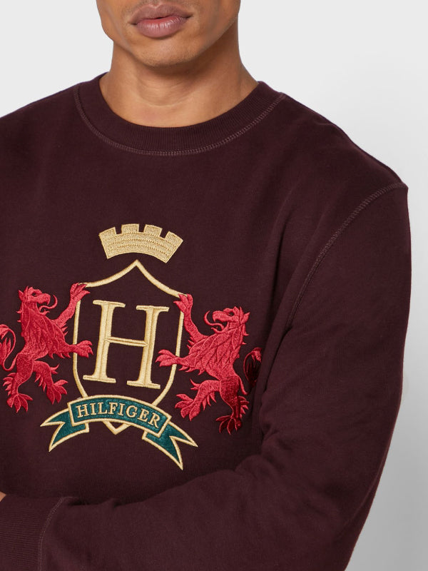 Icon Sweatshirt Deep Burgundy / L