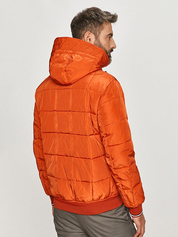 Rope Dye Hooded Bomber Tucson Orange / L