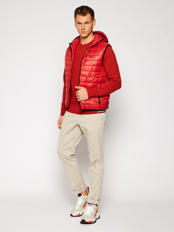 2 Mb Quilted Reversible Gilet Rooibos Tea / L