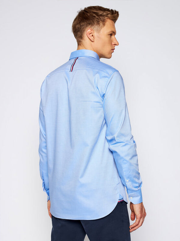 2 Mb Stretch Oxford Shirt Lightblue / L