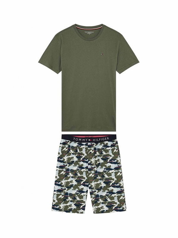 Cn Ss Short Woven Set Print GRAPELEAF/GRAPELEAF / XL