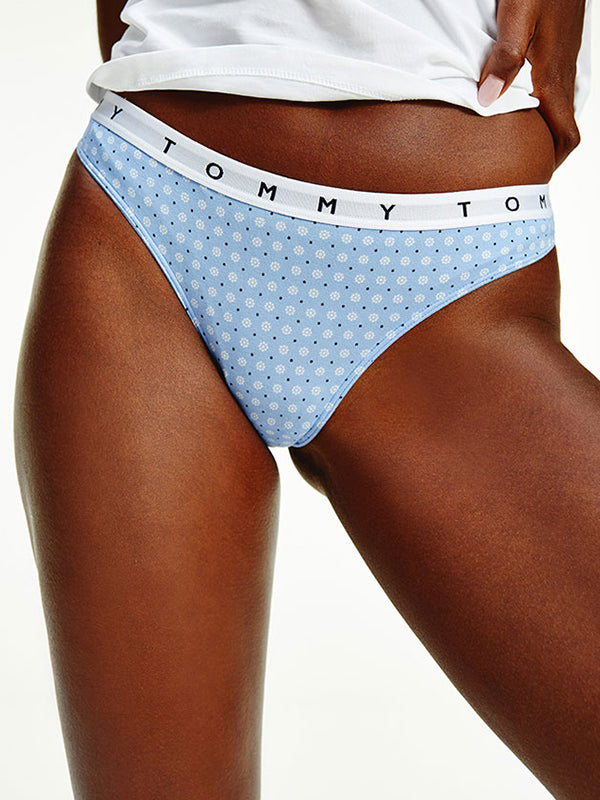 3P Thong Print Light Iris Blue/Desert Sky/White / LG