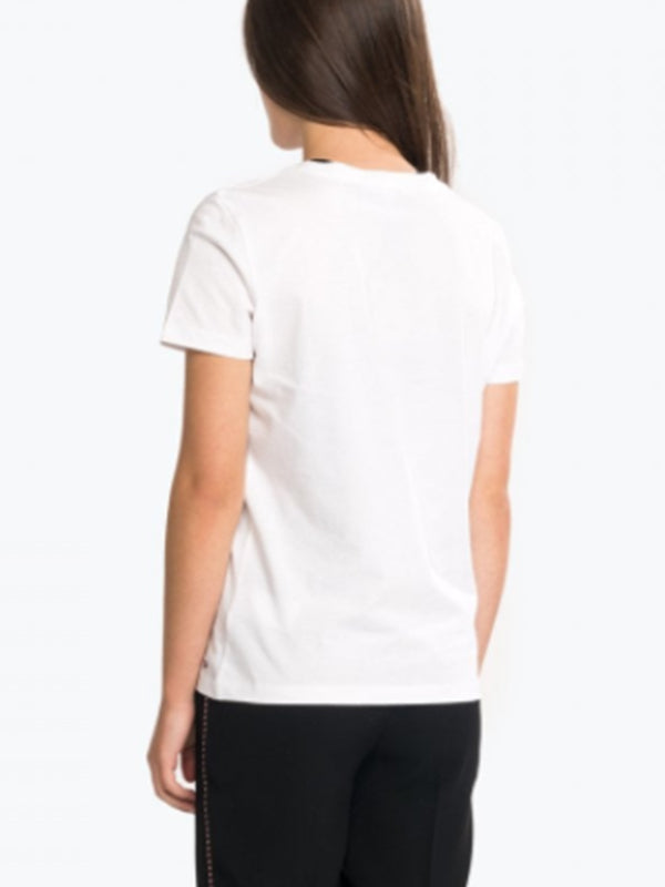 New Th Ess Hilfiger C-Nk Tee Ss WHITE / L