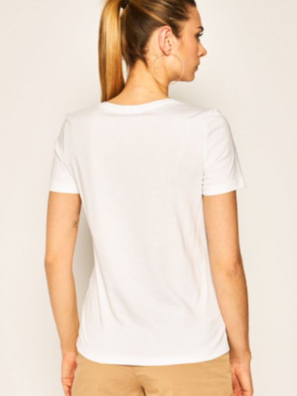 Tiara Regular Round-Nk Tee Ss WHITE / L