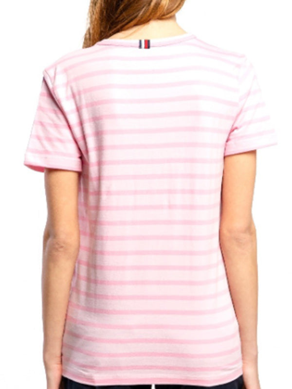 Th Cool Ess Relaxed Graphic Tee BRETON STP /  FROSTED PINK / L