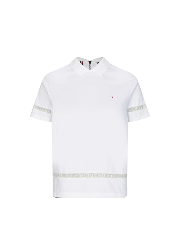 Th Cool Vera Relaxed Polo Ss WHITE / L