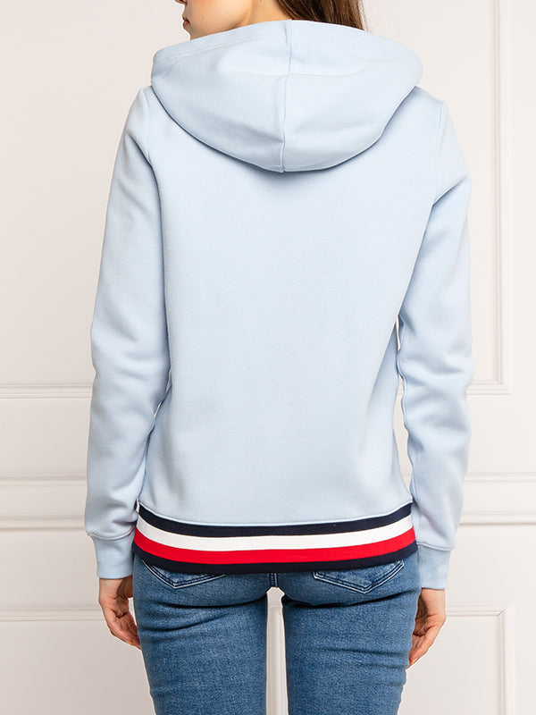 Zip-Through Hoodie BREEZY BLUE / L