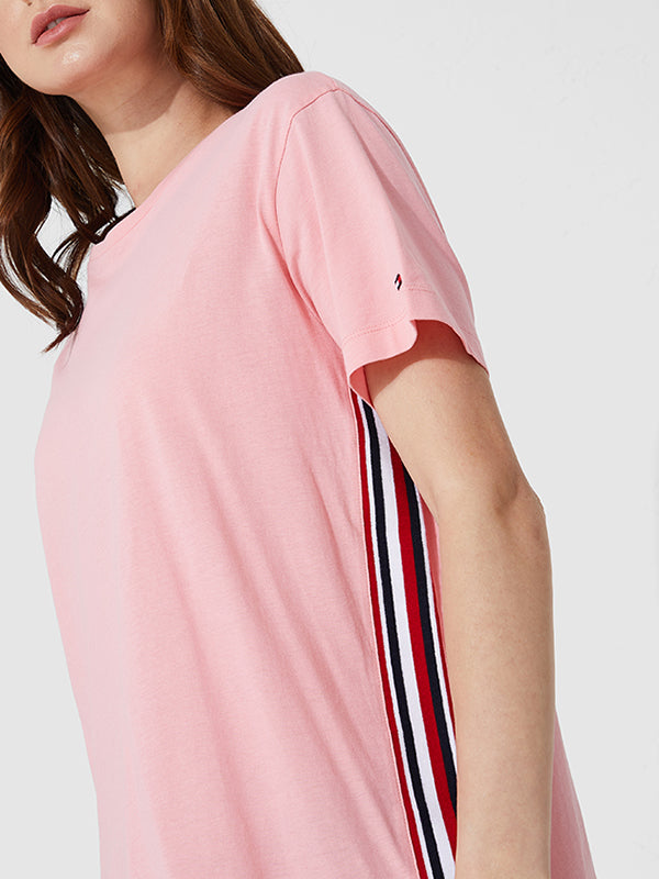 Thea C-Nk Tee Ss PINK GRAPEFRUIT / L