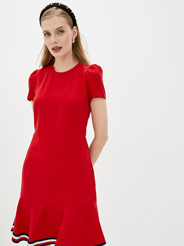 Skater Dress Ss PRIMARY RED / 42