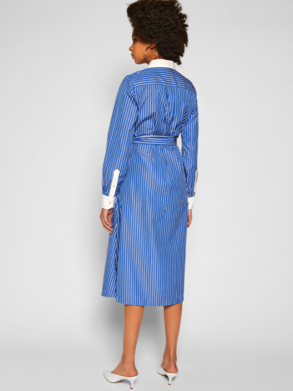 Icon Teddy Midi Shirt Dress Ls PENNY STP BLUE VIOLET / 42