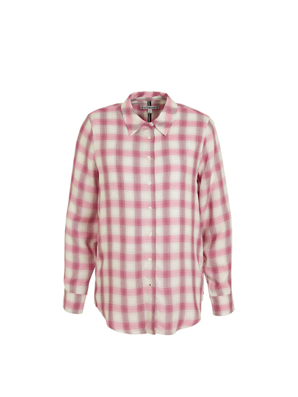 Shira Check Shirt Ls SHADOW CHECK SMALL PINK / 42