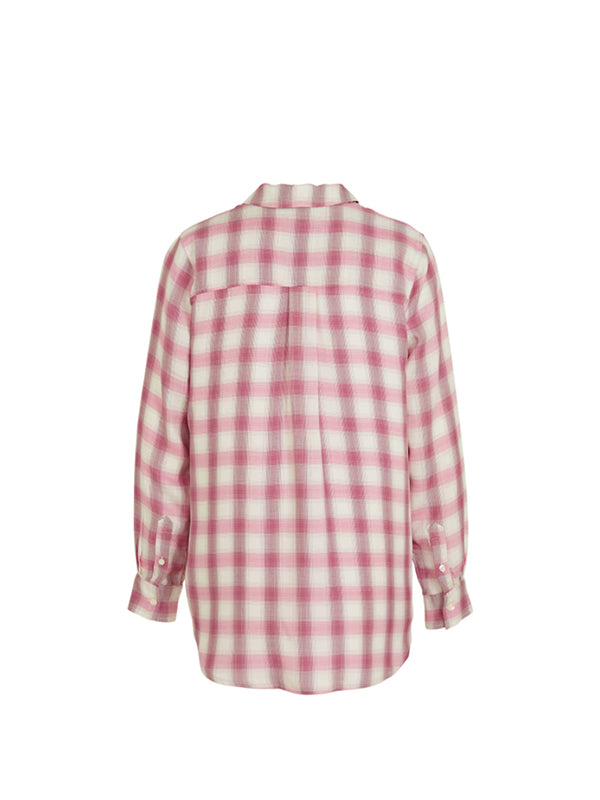 Shira Check Shirt Ls SHADOW CHECK SMALL PINK / 42