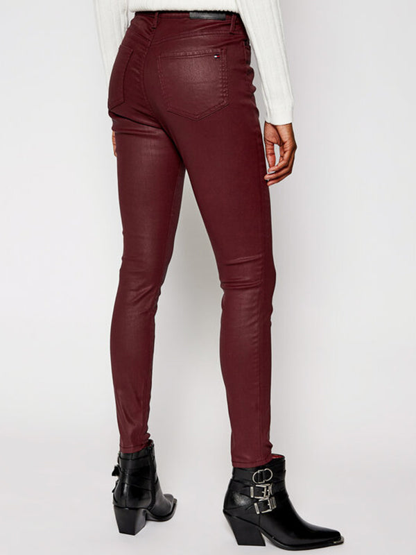 Th Soft Harlem U Skinny Hw A Ctd Deep Burgundy / 3031