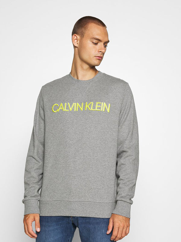 Long Sleeve Tee Med Grey Htr/Sulphur Spring / L