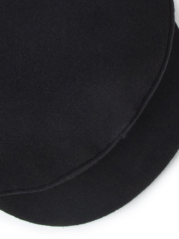 Th Baker Boy Hat Melton Black / OS