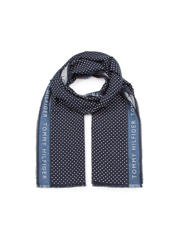 Tommy Selvedge Scarf Tommy Navy / Bright White / OS