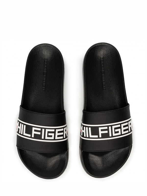 Tommy Hilfiger Poolslide BLACK / 42